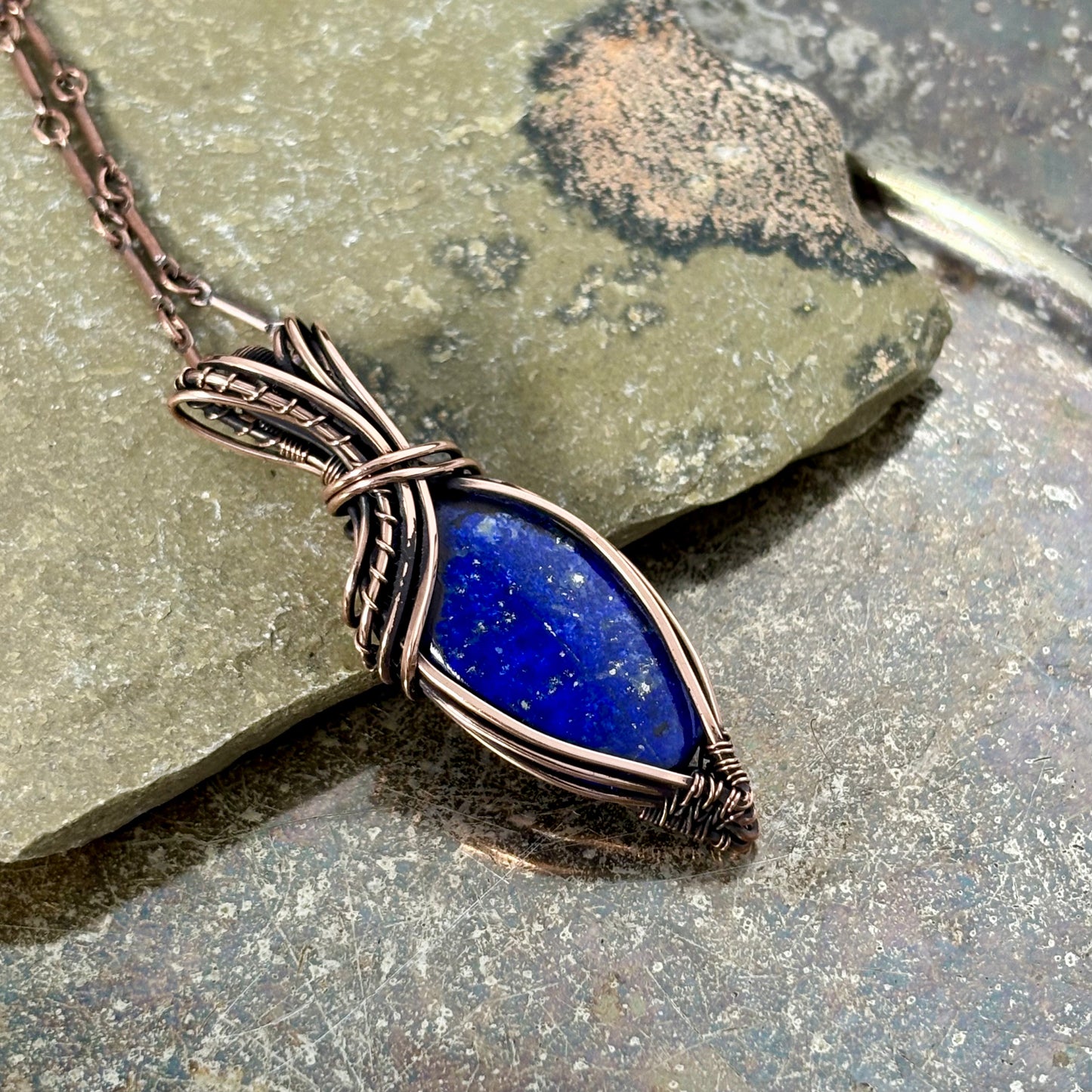 Lapis Lazuli Pendant Necklace