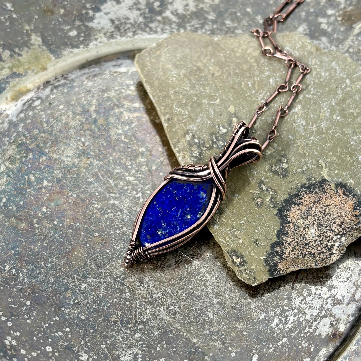 Lapis Lazuli Pendant Necklace