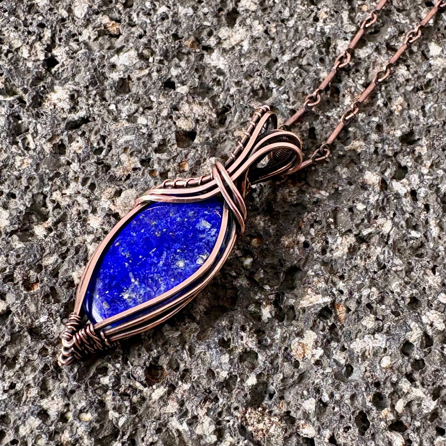 Lapis Lazuli Pendant Necklace